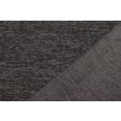 Strickfleece meliert dunkelgrau