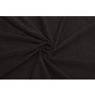 Baumwolljersey velvet touch uni schwarz