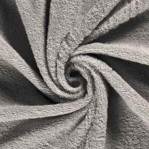 Frottee uni hellgrau