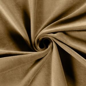 Nicky velours uni camel