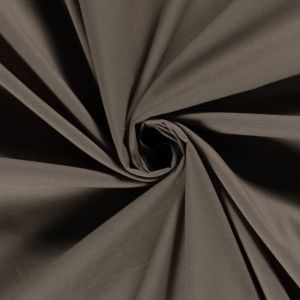 Baumwoll voile uni taupe grau