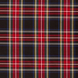 Gabardine schottenkaro schwarz