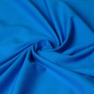 Baumwolljersey uni türkis