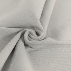 Bündchenstoff hellgrau