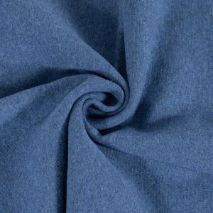 50x70 cm bündchenstoff meliert indigo