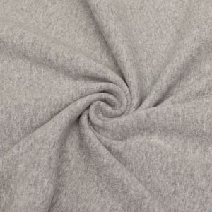 50x70 cm bündchenstoff grau melange