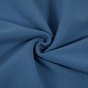 Bündchenstoff 2x2 rippe indigo