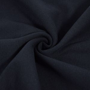 Bündchenstoff 2x2 rippe marine