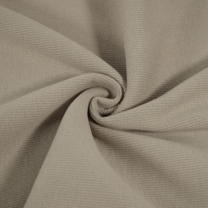 Bündchenstoff 2x2 rippe beige