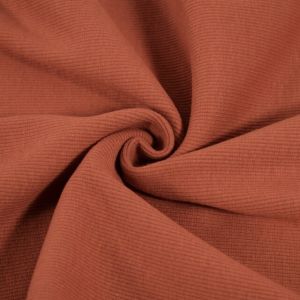 Bündchenstoff 2x2 rippe brick