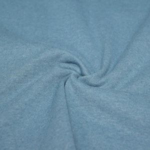 50x70 cm bündchenstoff meliert petrol