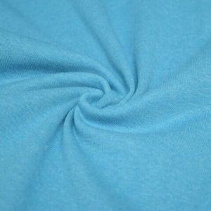 50x70 cm bündchenstoff meliert türkis