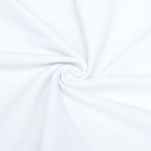 50x70 cm organic-baumwolle bündchenstoff weiß