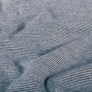 Bündchenstoff gestreift 1mm marine