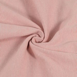 50x70 cm bündchenstoff gestreift 1mm koralle