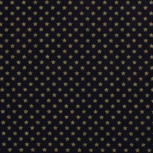 Baumwolle christmas sterne marine/gold