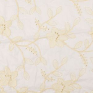 Voile stoff stickerei blumen weiß