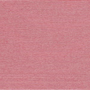 Baumwolljersey gestreift 2mm rot