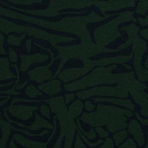 Jersey stoff discharge abstrakt dunkelgrün