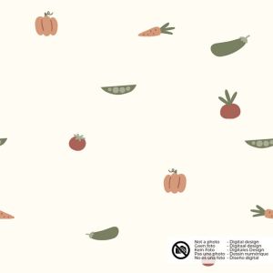 Baumwolljersey gemuse offwhite