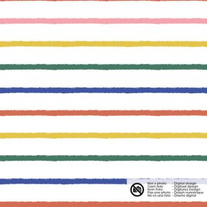 Baumwolle popeline streifen weiß