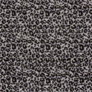 Sherpa fleece jacquard leopard beige