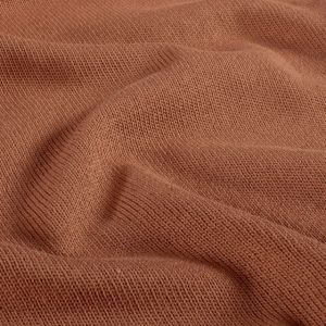 Strickstoff uni rotbraun