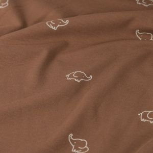 Baumwolljersey elefanten rost