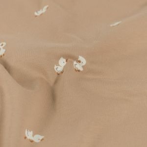 Baumwolljersey entenküken nude