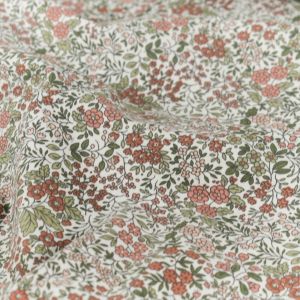 Baumwolljersey blumen offwhite