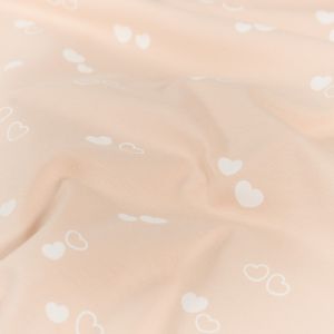 Baumwolljersey herzen hellrosa