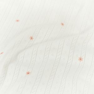 Ajour blumen offwhite