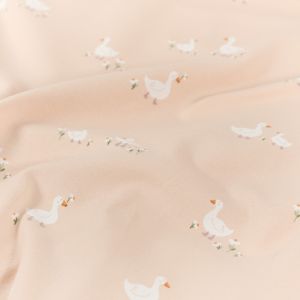 Baumwolljersey gänse hellrosa