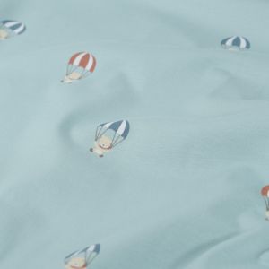 Baumwolljersey bären an fallschirmen babyblau