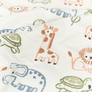 Sweat/french terry tiere offwhite