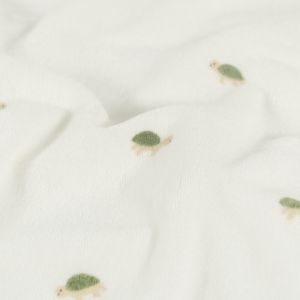 Stretch frottee schildkröten offwhite