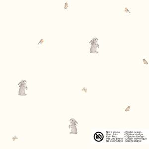 Ripp jersey digitaldruck hasen offwhite