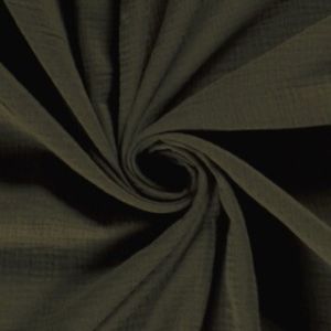 Musselin olivegrün