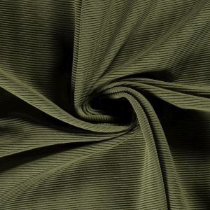 Ottoman ripp-jersey uni tannengrün