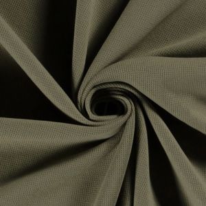 Gestrickter waffelstoff tannengrün