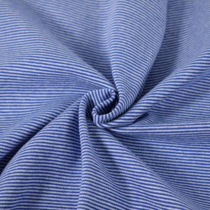 50x70 cm bündchenstoff gestreift 1mm kobalt
