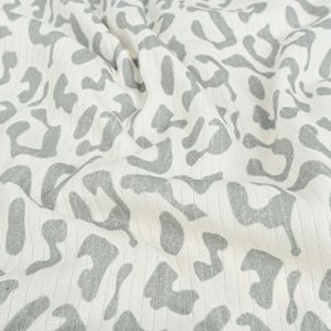 Ripp jersey leopard altgrün