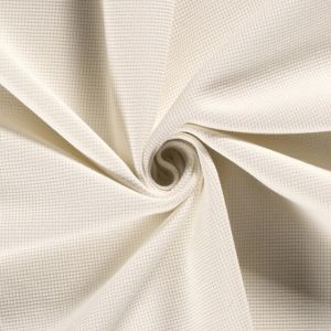 Gestrickter waffelstoff jersey offwhite