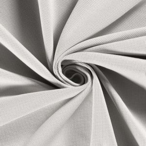 Gestrickter waffelstoff hellgrau