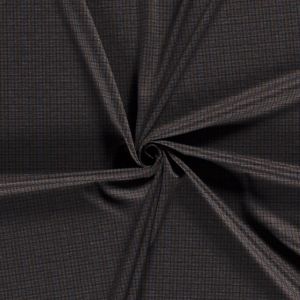 Punta di roma stoff bedruckt kariert braun