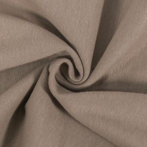 Bündchen uni, braun taupe