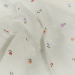 Stepp jersey blumen offwhite