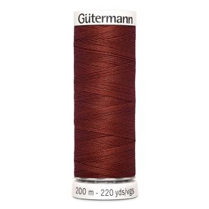 Gütermann allesnäher 200m 227 braun rot