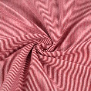 50x70cm bündchenstoff gestreift 1mm rot