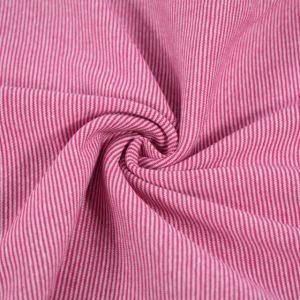 Bündchenstoff gestreift 1mm fuchsia